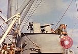 Image of Soldiers and sailors aboard a US Navy Transport ship Pacific Ocean, 1945, second 57 stock footage video 65675059730
