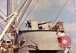Image of Soldiers and sailors aboard a US Navy Transport ship Pacific Ocean, 1945, second 58 stock footage video 65675059730