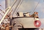 Image of Soldiers and sailors aboard a US Navy Transport ship Pacific Ocean, 1945, second 61 stock footage video 65675059730