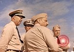 Image of 302nd Naval Construction Battalion members receive Purple Hearts Leyte Philippines, 1945, second 61 stock footage video 65675059731