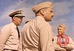 Image of 302nd Naval Construction Battalion members receive Purple Hearts Leyte Philippines, 1945, second 62 stock footage video 65675059731