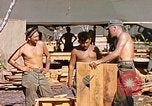 Image of Seabees constructing cargo containers Leyte Philippines, 1945, second 27 stock footage video 65675059732