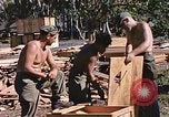 Image of Seabees constructing cargo containers Leyte Philippines, 1945, second 29 stock footage video 65675059732