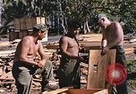 Image of Seabees constructing cargo containers Leyte Philippines, 1945, second 30 stock footage video 65675059732