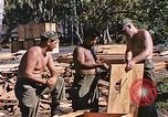 Image of Seabees constructing cargo containers Leyte Philippines, 1945, second 32 stock footage video 65675059732