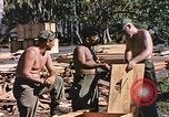 Image of Seabees constructing cargo containers Leyte Philippines, 1945, second 33 stock footage video 65675059732