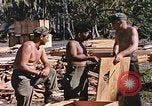 Image of Seabees constructing cargo containers Leyte Philippines, 1945, second 34 stock footage video 65675059732
