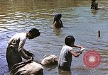Image of Natives washing clothes in a river Leyte Philippines, 1945, second 29 stock footage video 65675059733