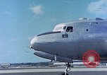 Image of James Forrestal arrives in Honolulu aboard a C-54 aircraft Honolulu Hawaii USA, 1945, second 43 stock footage video 65675059734