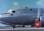 Image of James Forrestal arrives in Honolulu aboard a C-54 aircraft Honolulu Hawaii USA, 1945, second 46 stock footage video 65675059734