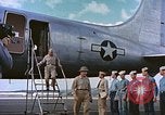 Image of James Forrestal arrives in Honolulu aboard a C-54 aircraft Honolulu Hawaii USA, 1945, second 60 stock footage video 65675059734
