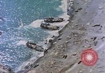 Image of invasion convoy Iwo Jima, 1945, second 35 stock footage video 65675059739