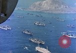 Image of invasion convoy Iwo Jima, 1945, second 44 stock footage video 65675059739