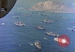 Image of invasion convoy Iwo Jima, 1945, second 50 stock footage video 65675059739