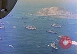 Image of invasion convoy Iwo Jima, 1945, second 54 stock footage video 65675059739