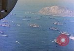 Image of invasion convoy Iwo Jima, 1945, second 55 stock footage video 65675059739