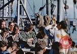 Image of Catholic Mass Pacific Ocean, 1945, second 54 stock footage video 65675059743