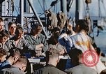 Image of Catholic Mass Pacific Ocean, 1945, second 55 stock footage video 65675059743