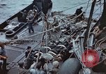 Image of litter wounded Pacific Ocean, 1945, second 40 stock footage video 65675059748