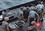Image of litter wounded Pacific Ocean, 1945, second 50 stock footage video 65675059748