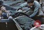 Image of litter wounded Pacific Ocean, 1945, second 25 stock footage video 65675059749