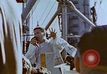 Image of Ash Wednesday services Pacific Ocean, 1945, second 30 stock footage video 65675059759