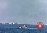 Image of battleship Iwo Jima, 1945, second 32 stock footage video 65675059775