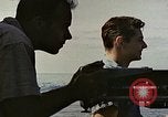 Image of machine gun Pacific Ocean, 1945, second 5 stock footage video 65675059780
