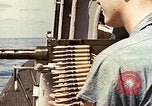 Image of machine gun Pacific Ocean, 1945, second 27 stock footage video 65675059780