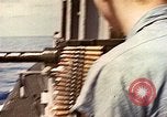 Image of machine gun Pacific Ocean, 1945, second 30 stock footage video 65675059780