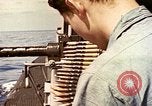 Image of machine gun Pacific Ocean, 1945, second 31 stock footage video 65675059780