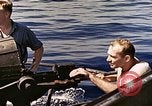 Image of machine gun Pacific Ocean, 1945, second 35 stock footage video 65675059780