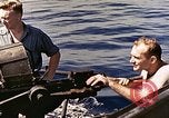 Image of machine gun Pacific Ocean, 1945, second 37 stock footage video 65675059780
