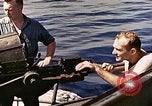 Image of machine gun Pacific Ocean, 1945, second 38 stock footage video 65675059780