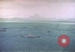 Image of invasion fleet Tokyo Bay Japan, 1945, second 38 stock footage video 65675059785