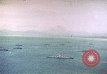 Image of invasion fleet Tokyo Bay Japan, 1945, second 40 stock footage video 65675059785