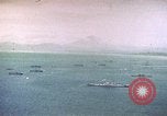 Image of invasion fleet Tokyo Bay Japan, 1945, second 42 stock footage video 65675059785