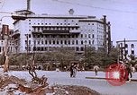 Image of WW2 bombing damage and Imperial Palace grounds Tokyo Japan, 1945, second 47 stock footage video 65675059786