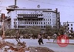 Image of WW2 bombing damage and Imperial Palace grounds Tokyo Japan, 1945, second 50 stock footage video 65675059786