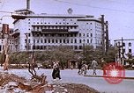 Image of WW2 bombing damage and Imperial Palace grounds Tokyo Japan, 1945, second 51 stock footage video 65675059786
