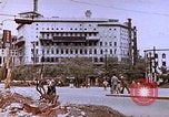 Image of WW2 bombing damage and Imperial Palace grounds Tokyo Japan, 1945, second 52 stock footage video 65675059786