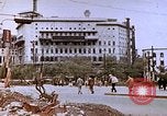 Image of WW2 bombing damage and Imperial Palace grounds Tokyo Japan, 1945, second 58 stock footage video 65675059786