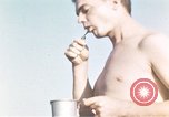 Image of United States airmen brushing teeth Corsica France, 1944, second 11 stock footage video 65675059794