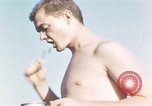 Image of United States airmen brushing teeth Corsica France, 1944, second 12 stock footage video 65675059794