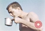 Image of United States airmen brushing teeth Corsica France, 1944, second 14 stock footage video 65675059794