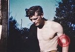 Image of United States airmen brushing teeth Corsica France, 1944, second 36 stock footage video 65675059794