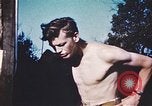 Image of United States airmen brushing teeth Corsica France, 1944, second 37 stock footage video 65675059794