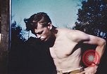 Image of United States airmen brushing teeth Corsica France, 1944, second 38 stock footage video 65675059794