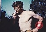 Image of United States airmen brushing teeth Corsica France, 1944, second 44 stock footage video 65675059794