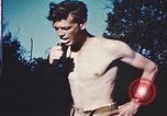 Image of United States airmen brushing teeth Corsica France, 1944, second 45 stock footage video 65675059794